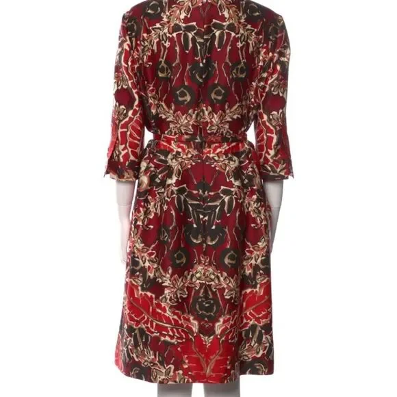 nwot oscar de la renta belted dress SIZE 12